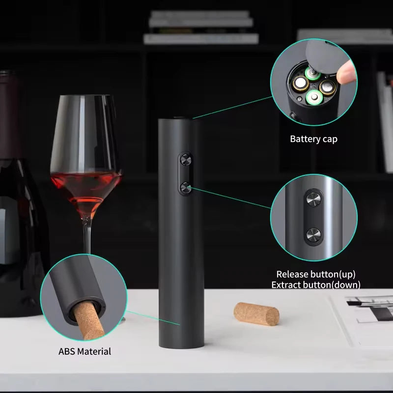 Electric Wine Bottle Opener Set