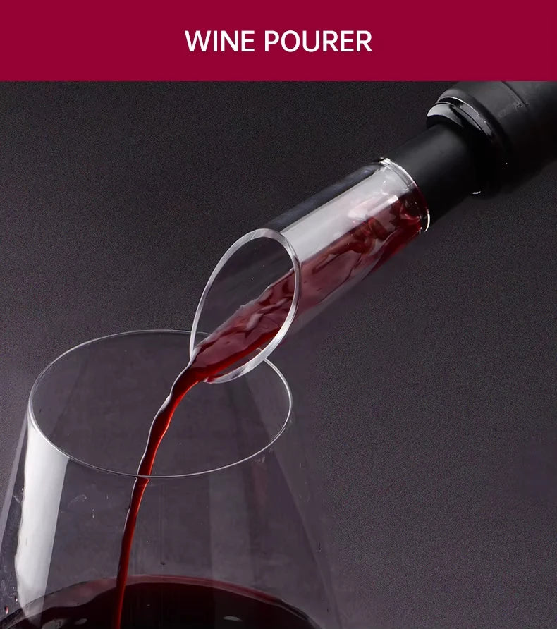 Electric Wine Bottle Opener Set