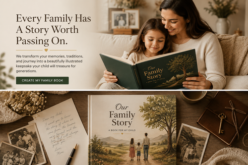 Custom Family Storybook