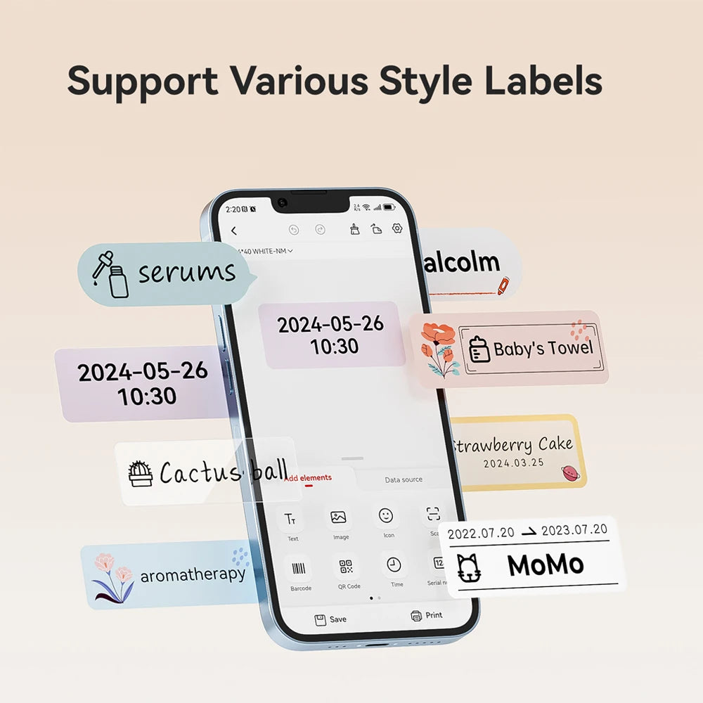 Mini Thermal Label Maker