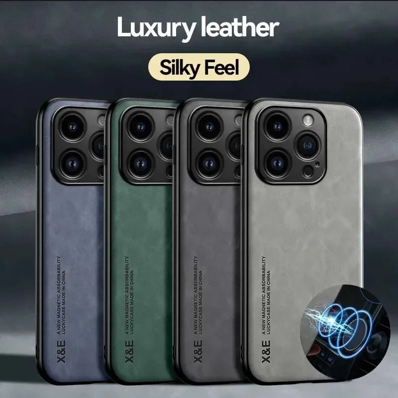 Luxury Leather Case For iPhone