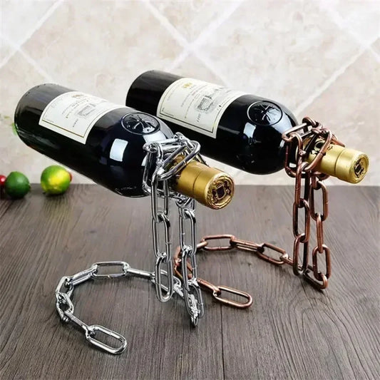 Floating Chain Wine Bottle Holdel