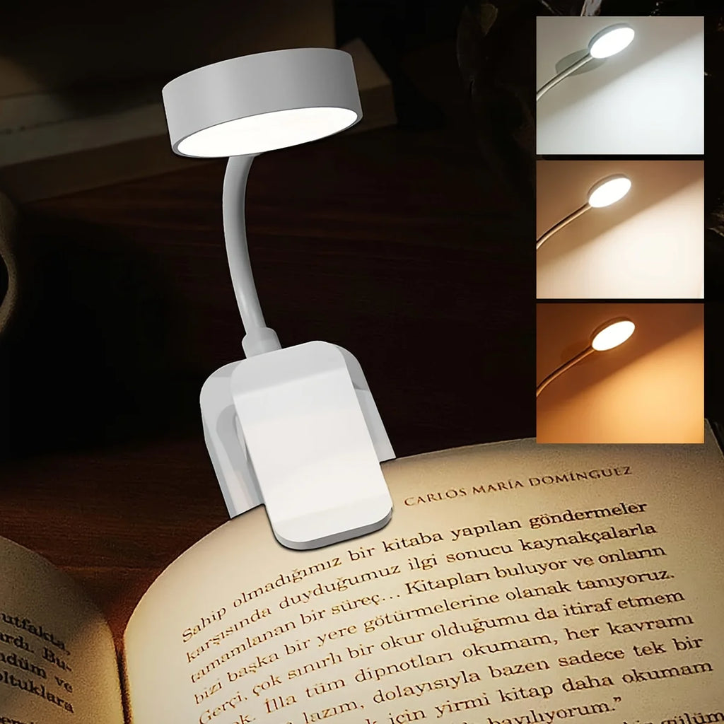 Folding Mini Clip Book Lamp