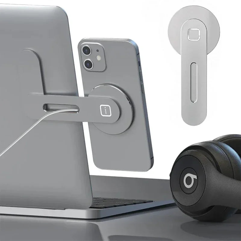 Magnetic Laptop Phone Holder