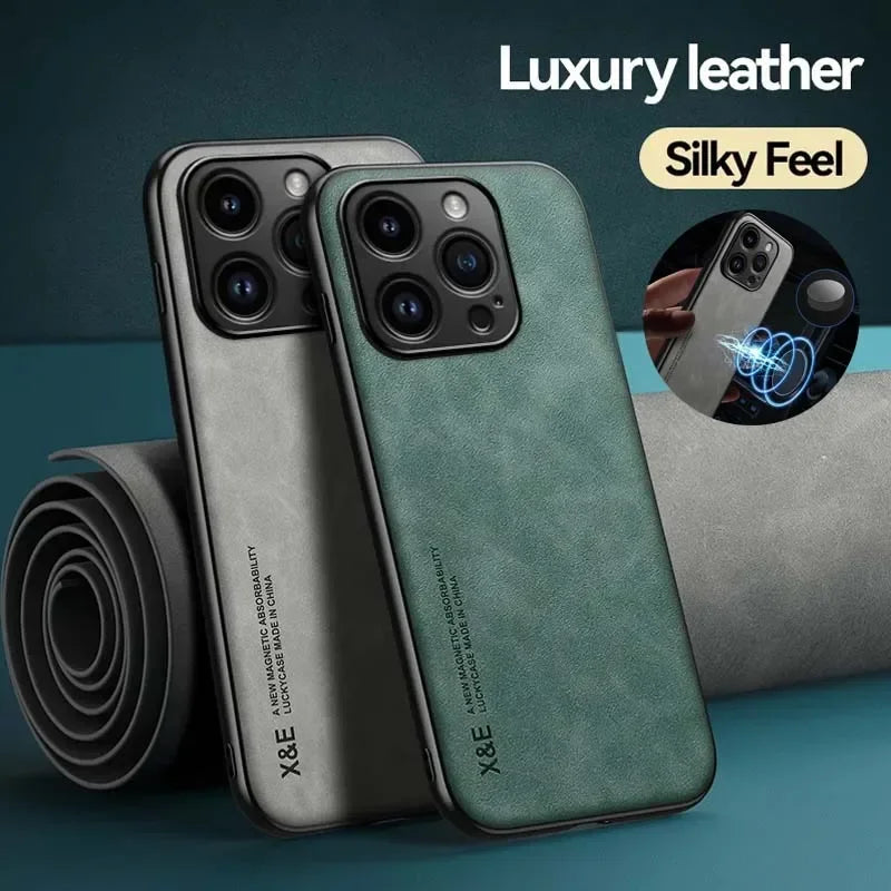 Luxury Leather Case For iPhone
